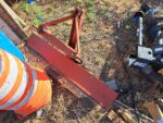 Scrapper blade for 3 point tractor hookup